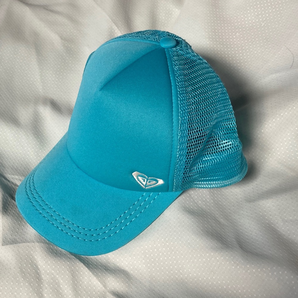 Bright blue ROXY hat